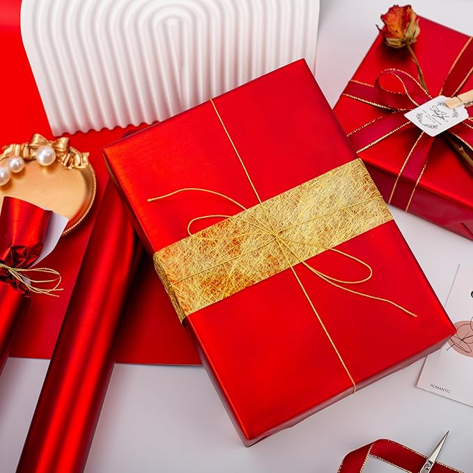 Garbendy Red Wrapping Paper - Image 2