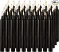 4 Inch, 40 Pack, Dripless Taper Candles, Smokeless Candles by Grcdoyvl