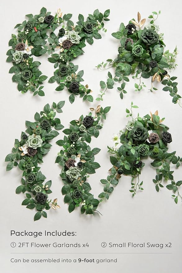 Ling's moment 9FT Flower Garland - Image 5