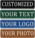 Custom Signs Outdoor Metal, Personalized Street Sign, Create Your Own by POKEHAND