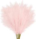 35" Pink Faux Pampas Grass Decor by ObbsieDirect
