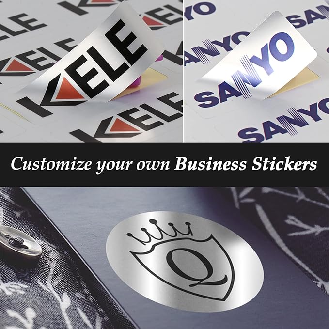 Custom Logo Stickers for Business, Personalised Logo Labels - Image 6