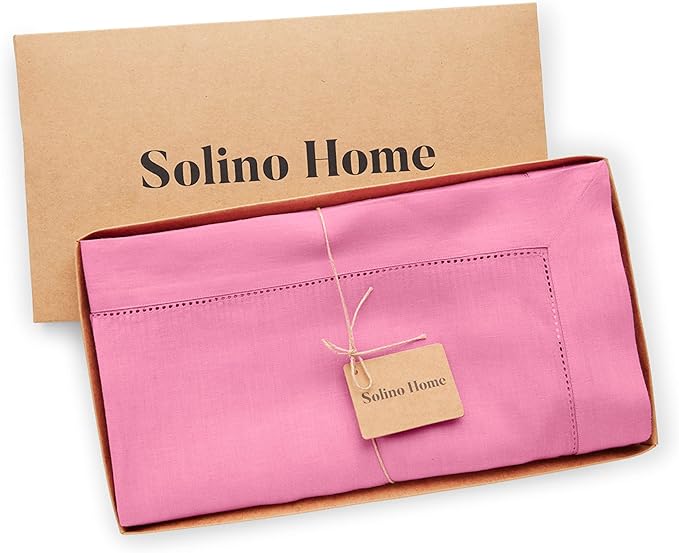 Solino Home Linen Tablecloth for Rectangle Tables 60 x 108 Inch - Image 5
