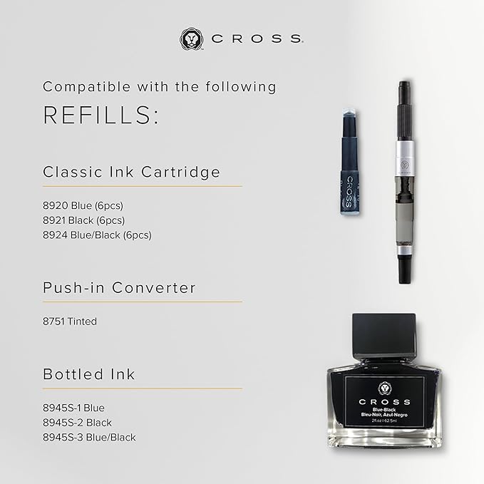 Cross Bailey Light Refillable Fountain Presented in a Everyday Gift Box - Image 6