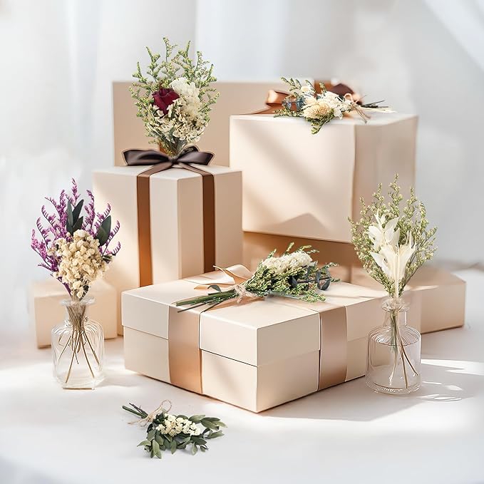 12/24 PCS Charming Dried Flowers Bouquet - Image 5