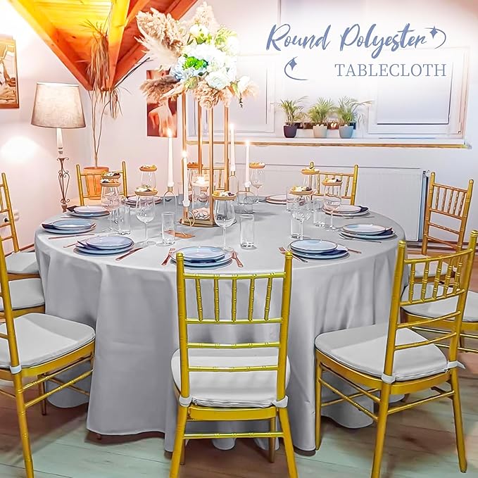 12 Pack Round Tablecloth 90 Inch - Image 4