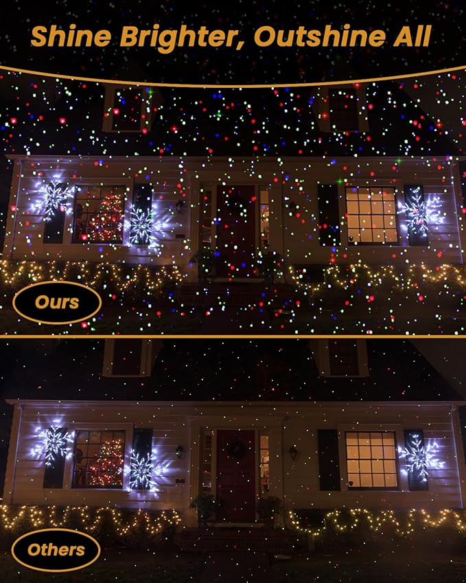 Christmas Laser Lights Outdoor, RGB Light Projector - Image 4