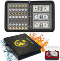 321 Pockets Fireproof Coin Collection Holder Album Book by Xxmbbjy