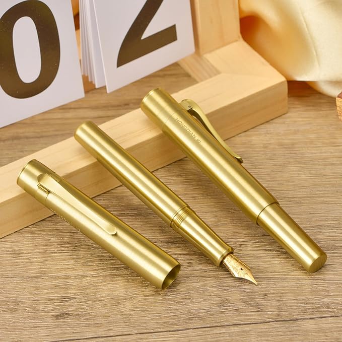 Hongdian M2 Mini Brass Fountain Pen - Image 6