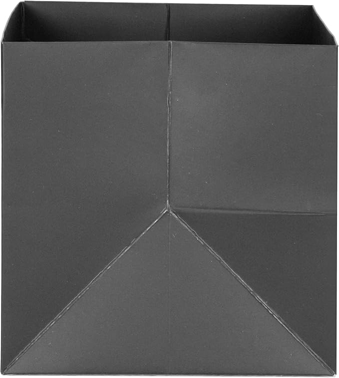Black Paper Gift Bag 12 in Paper Gift Box Large Square Bottom Kraft Paper Bags - Image 5