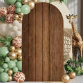 Wood Arch Cover 6ft Arch-Backdrop-Cover Jungle Theme Arched Stand Covers Wooden by SOMUAUY