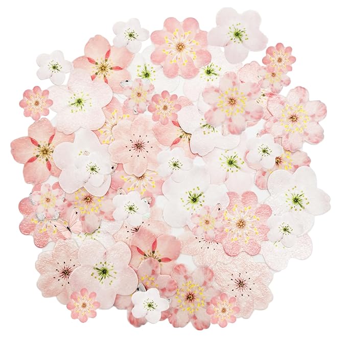 Wafer Leaves Sunflower Snowflakes Unicorn Wings Cupcake & Cake Toppers - Image 2