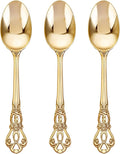 75PCS Gold Plastic Spoons by Joyido