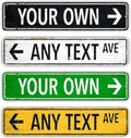 Custom Signs Outdoor Metal, Personalized Street Sign by SignSigts