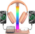 Headphone Stand with Wireless Charger, Gaming HeadsetStand with RGB Light Mode by Unknown