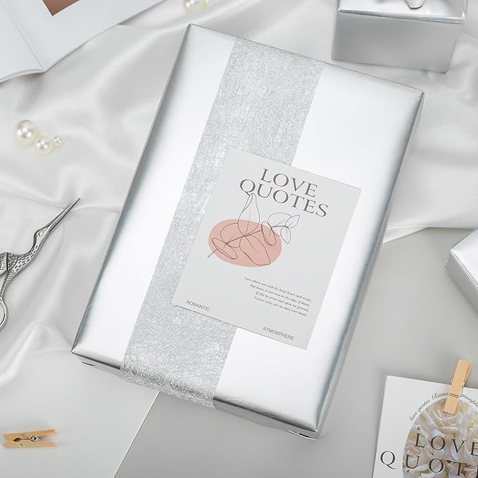 Garbendy Silver Wrapping Paper - Image 2