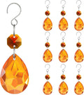 H&D HYALINE & DORA 3Inch Crystal Suncatcher Bauhinia Prisms Pendants 10Pcs by HDHYALINEDORA