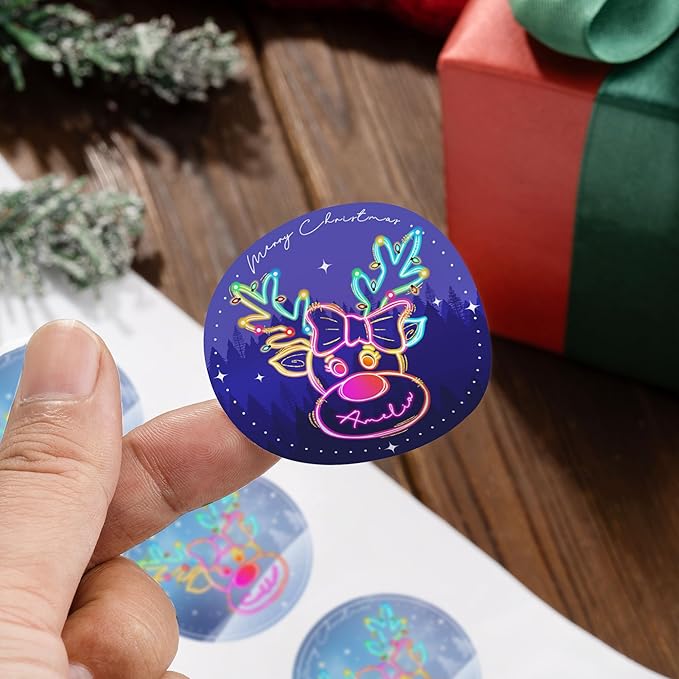 CALLIE Personalized Christmas Stickers - Image 4