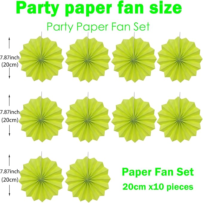 Green Graduation Party Decor, Tropical Party Decorations, Emerald Green Party - Image 2