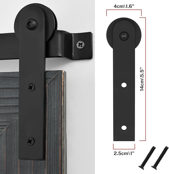 COGOOD Farmhouse Barn Door Mirror - Image 6
