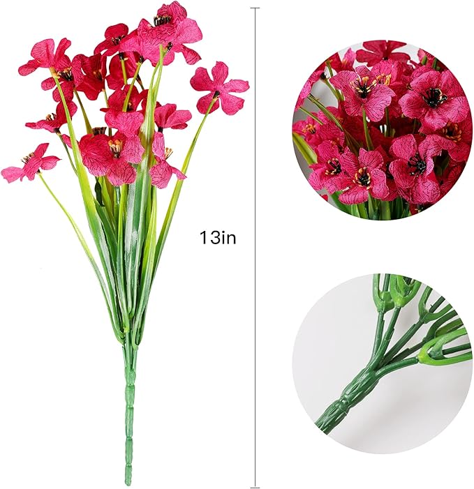 AmyHomie 20 Bundles Artificial Flowers - Image 2