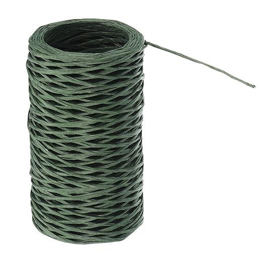 PATIKIL 164 Feet Floral Bind Wire Wrap Twine, 1mm Florist Wire Iron Wire Paper by PATIKIL