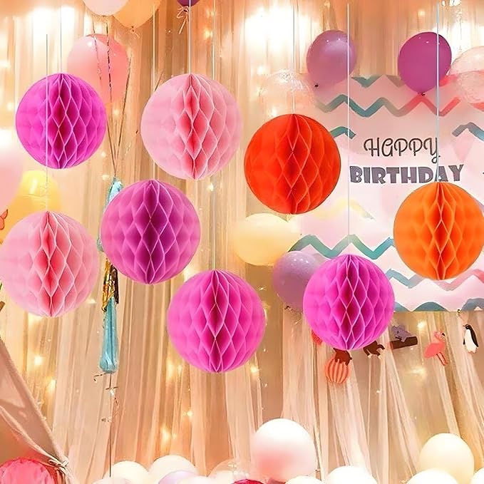 Paper Honeycomb Balls Decorations - Image 5