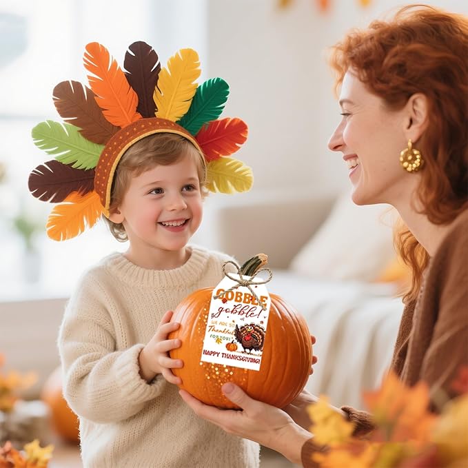 50Pcs Happy Thanksgiving Gift Tags - Image 6