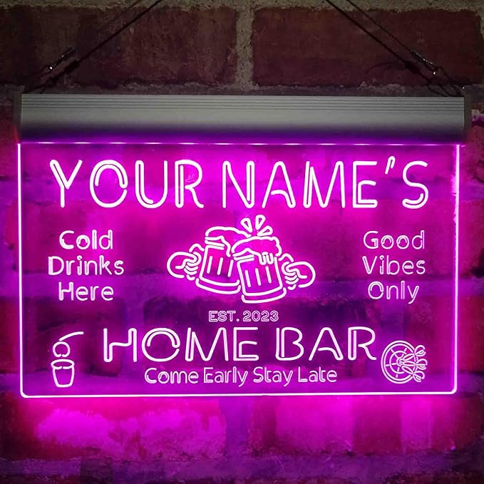 ADVPRO Personalized Your Name Custom Home Bar Beer Established Year Single - Image 2