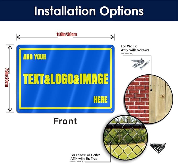 Custom Signs Outdoor Metal Sign - Image 6