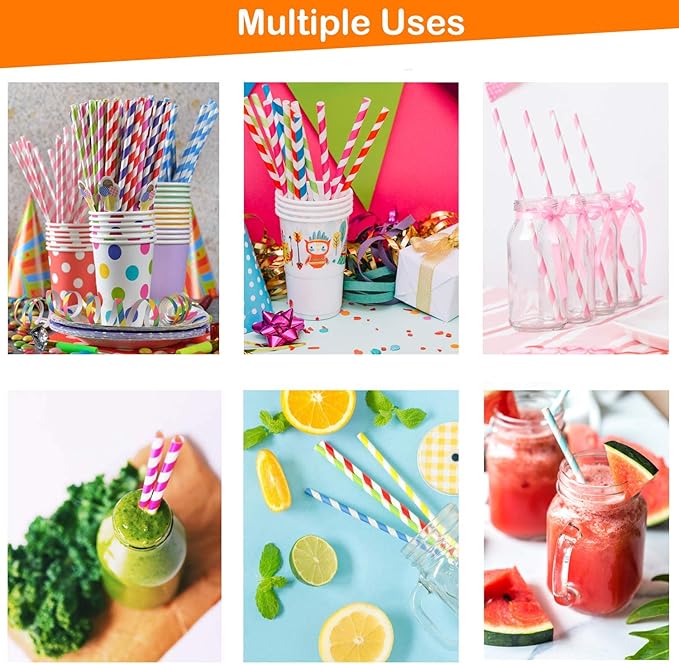 Weemium Paper Straws Disposable - Image 4