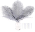 SOGUGOM Grey Craft Ostrich Feathers by SOGUGOM