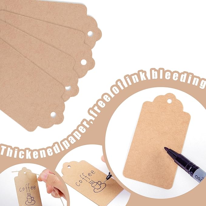 SallyFashion 300pcs Gift Tags - Image 5