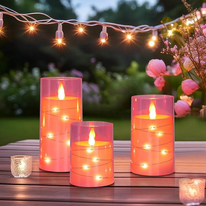 Aignis Flickering Flameless Candles Battery Operated Candles LED Candles - Image 6