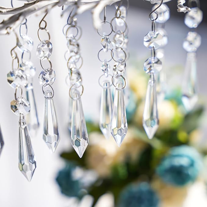 20pcs 55mm Chandelier Icicle Crystal Prism Suncatcher, Crystals - Image 7