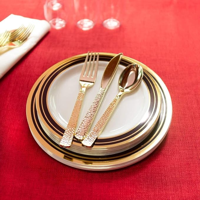 Plastic Cutlery Silverware Extra Heavyweight Disposable Flatware, Full Size - Image 7