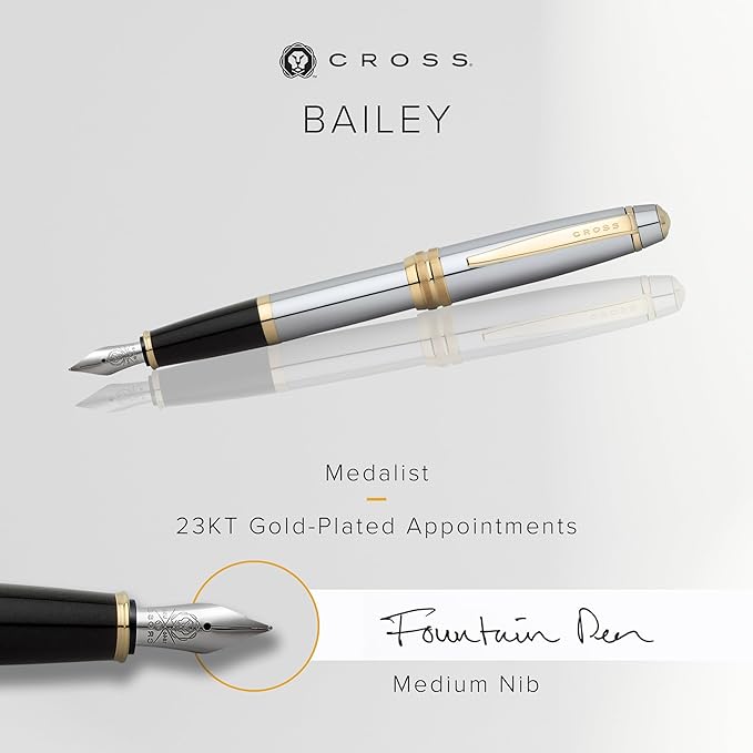 Cross Bailey Refillable Fountain Presented in a Premium Gift Box - Image 2