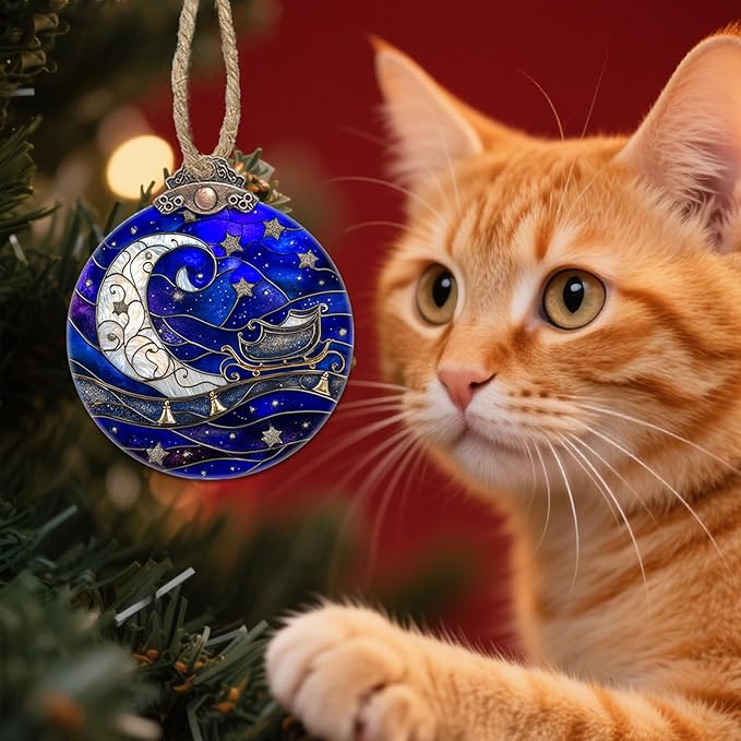 Stained Glass Christmas Decorations - Image 5