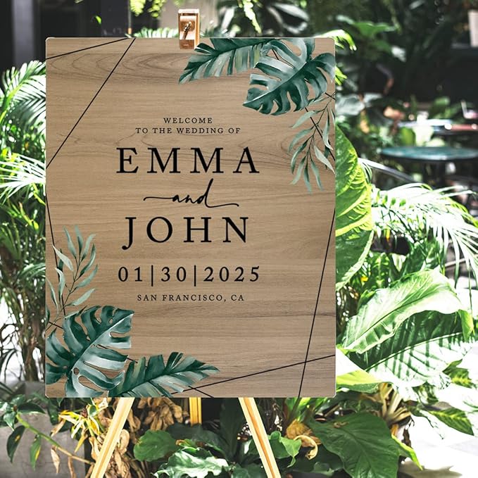 Andaz Press Large Wooden Welcome Sign - Image 4