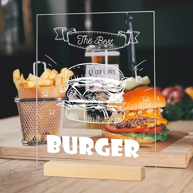 JINMURY 8x10 Inch Clear Acrylic Sign - Image 6