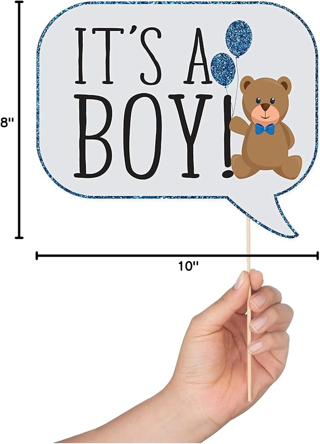 Boy Baby Shower Photo Booth Props - Image 10