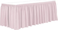 Ultimate Textile Pleat Polyester Fabric Table Skirt by UltimateTextile