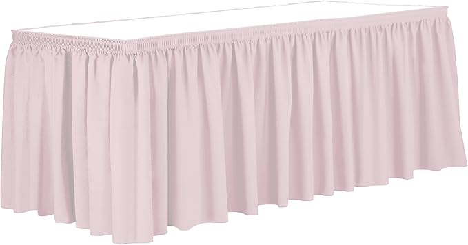 Ultimate Textile Pleat Polyester Fabric Table Skirt by UltimateTextile