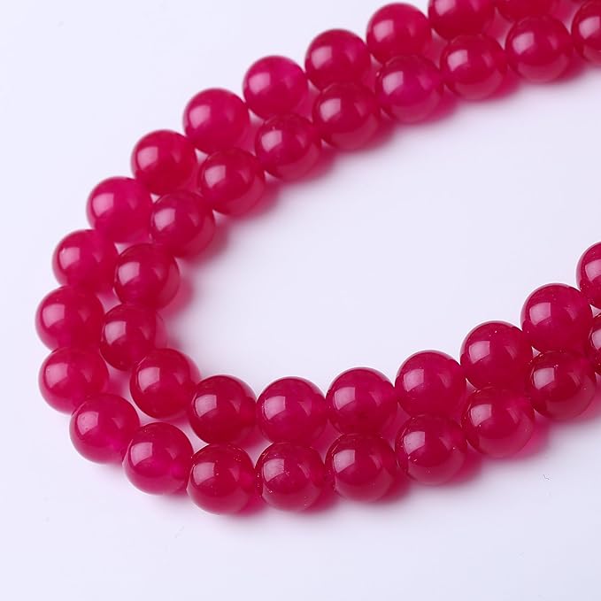 Rose Carnelian Stone Beads Gemstone Round Crystal Energy Jade Beads Stone Beads - Image 3