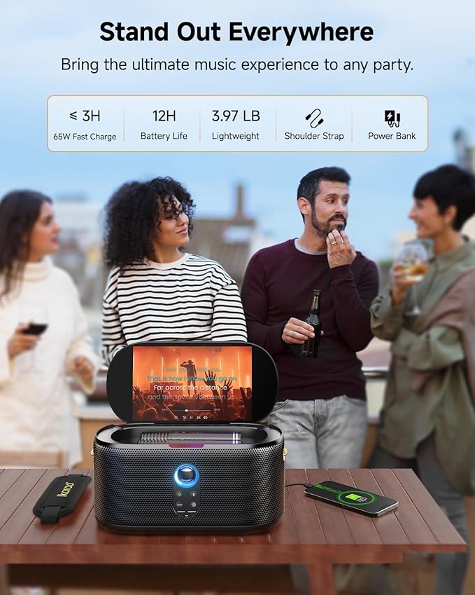 Ikarao Karaoke Machine for Adults, - Image 8