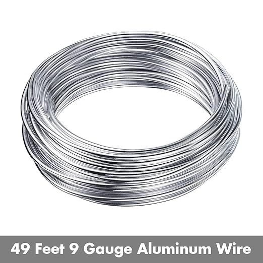 Aluminum Wire, Anezus 9 Gauge 12 Gauge 18 Gauge Bendable Metal Wire Armature - Image 2