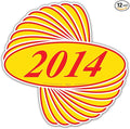 EZ-Line Oval Model Windshield Year Stickers by CarBowz