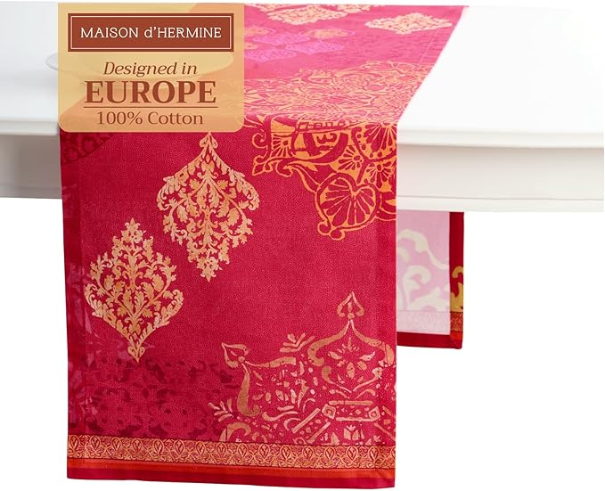 Maison d' Hermine Table Runner 100% Cotton Single Layer Table Runners 72 inches by MaisondHermine