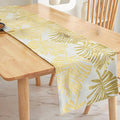 Monstera Leaf Table Runner – Elegant Fabric Table Centerpiece, Machine Washable by Unknown