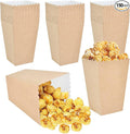 150 Pcs Popcorn Boxes, 22-27 Oz Mini Paper Popcorn Box, Oil-Proof Kraft Paper by Worldity